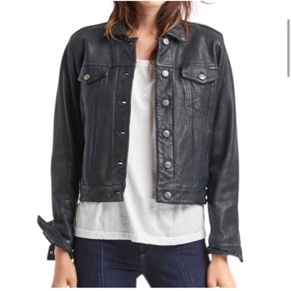 GAP Genuine Leather Jacket NWT